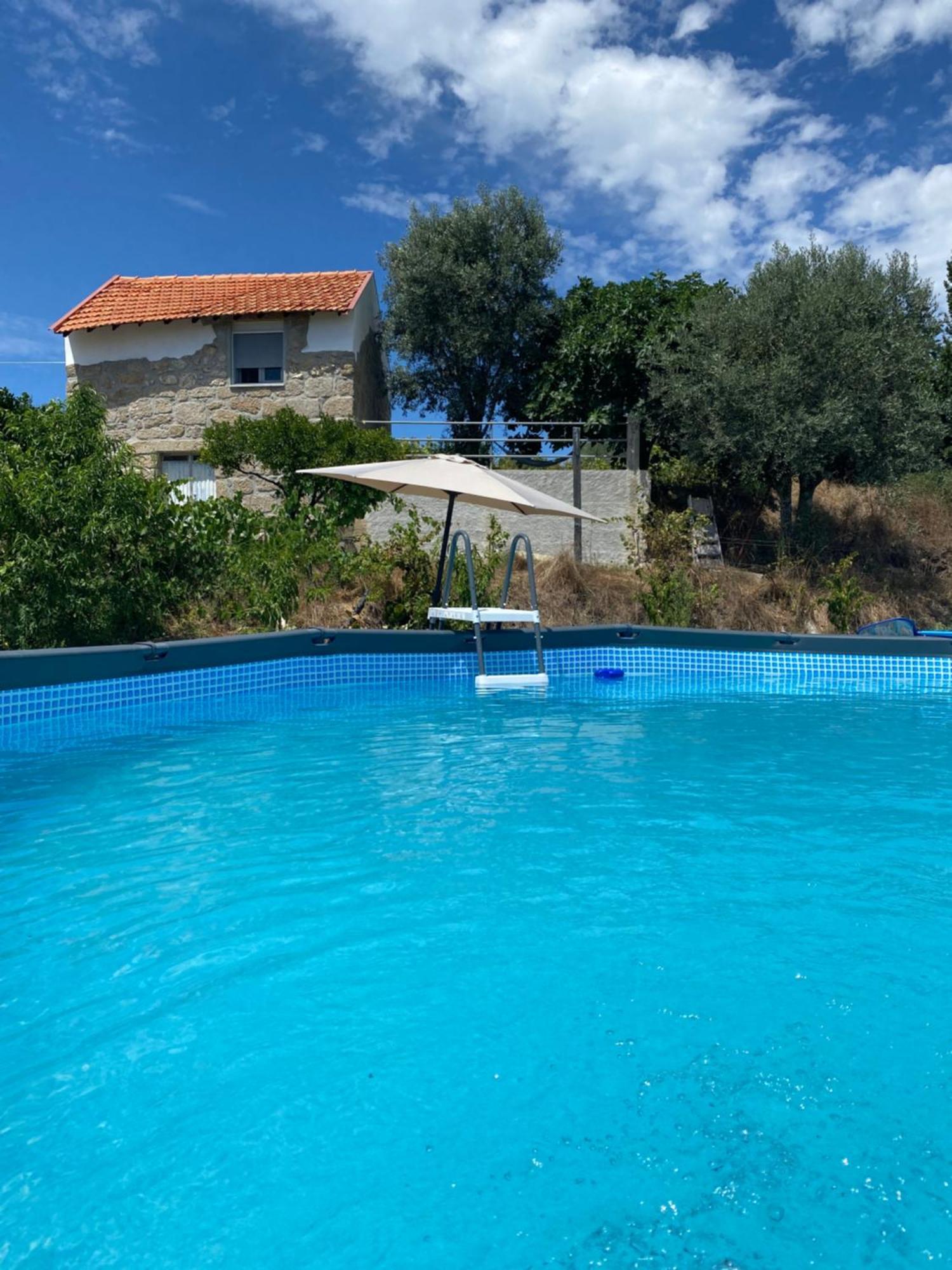 Villa Casa De Pedra Em Vinha No Dao Nelas Esterno foto